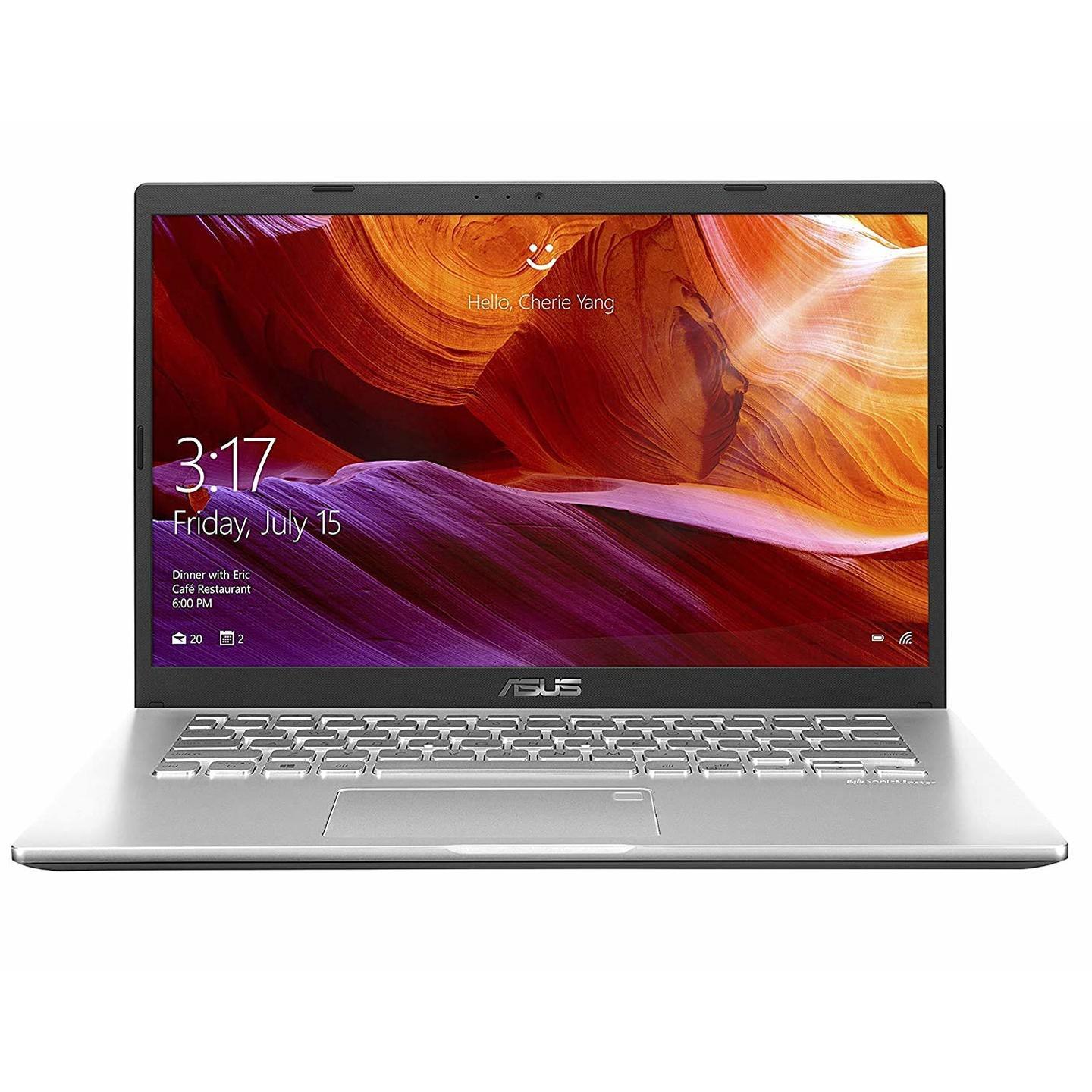 Rajsri Computers - ASUS VivoBook14 AMD Quad Core Ryzen 5-3500U 14.1 inches 8GB RAM/1 TB HDD/Windows 10 Home+MS Office H&S 2019+McAfee/Integrated Vega 8 Graphics/FHD IPS /FP Reader laptop 1.5 kg/Silver M415DA-EB502TS