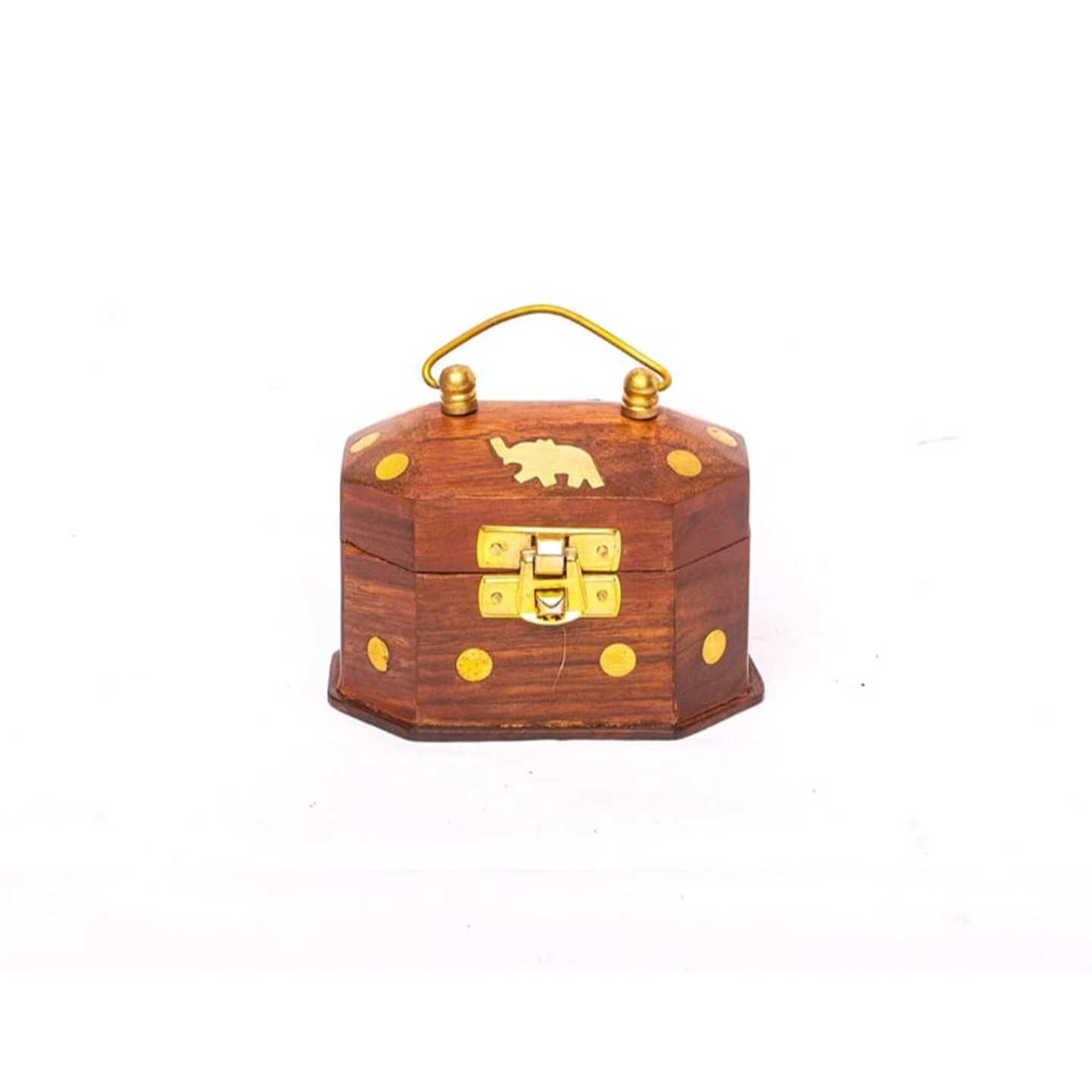 RC-EXCLUSIVE BRASS INLET MINI JEWELLERY BOX