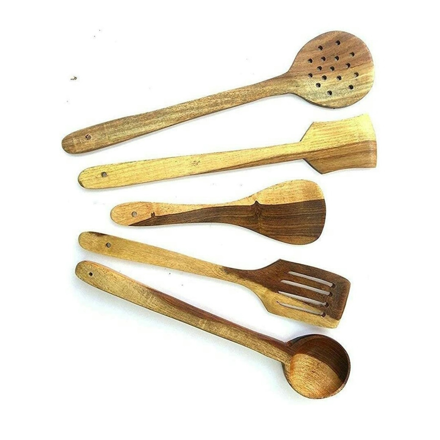 Solid wood kitchen spoon(spatula) set of 5
