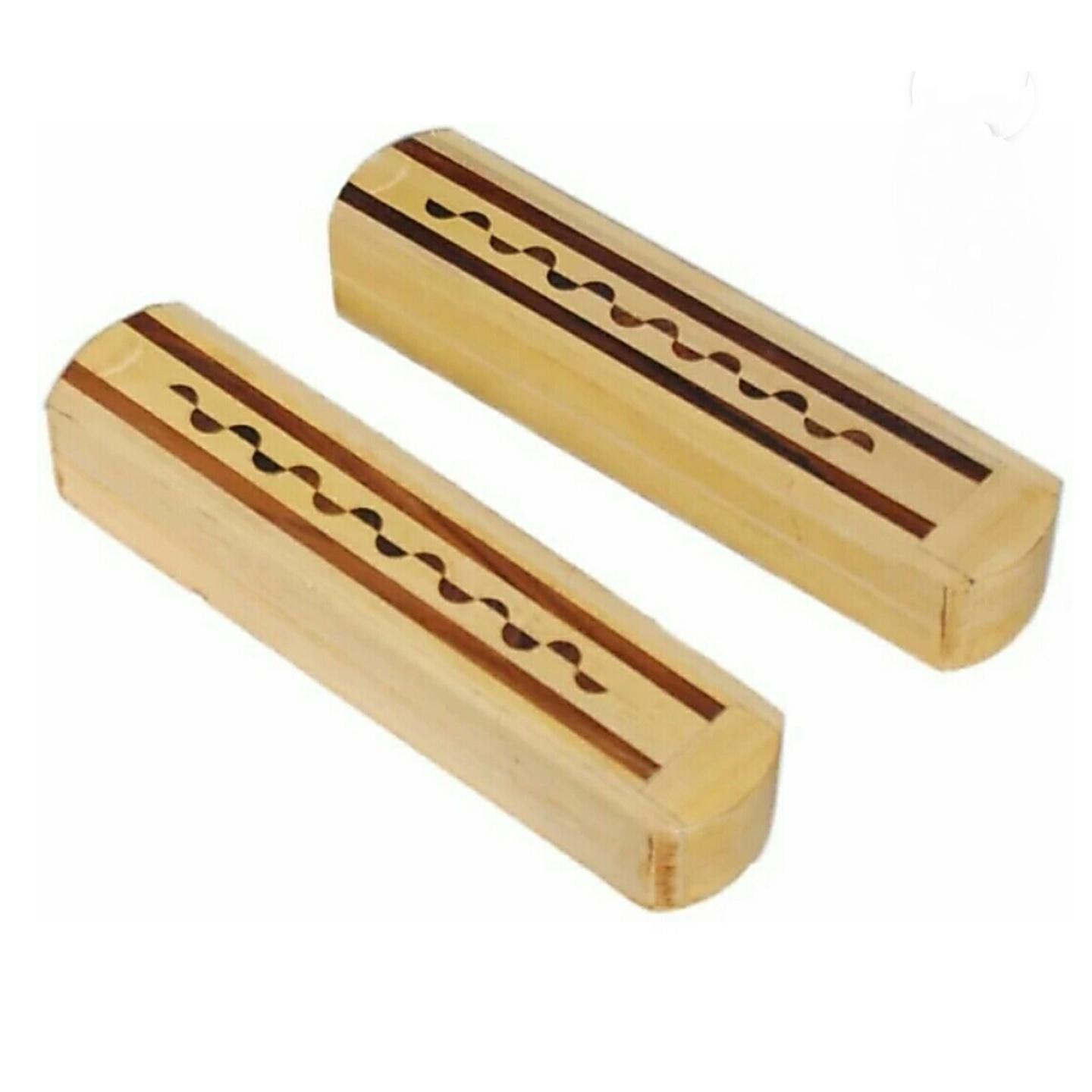 Solid Wood Kids Pencil Box Pack of 2