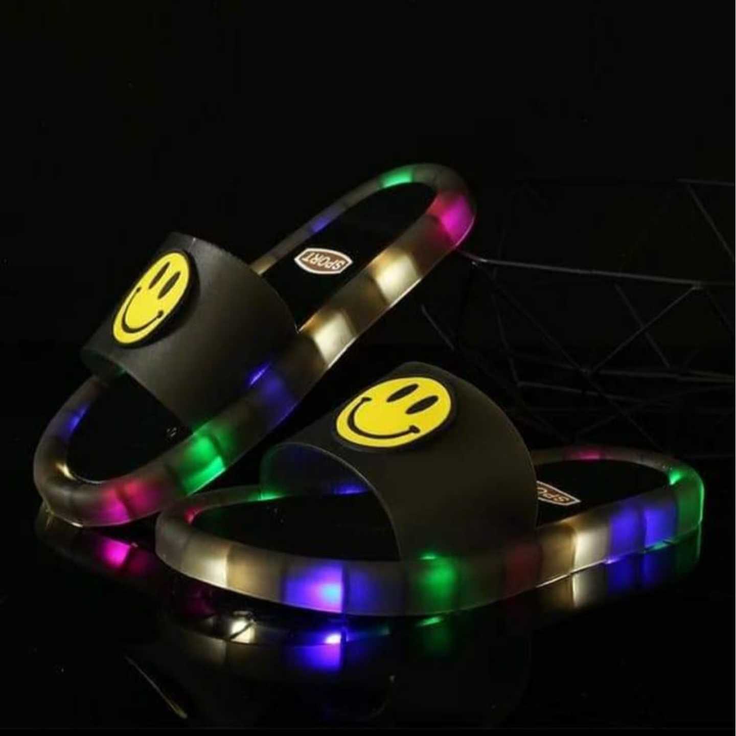 LED Light Chappal for kids of 8-9 years in assorted colours 