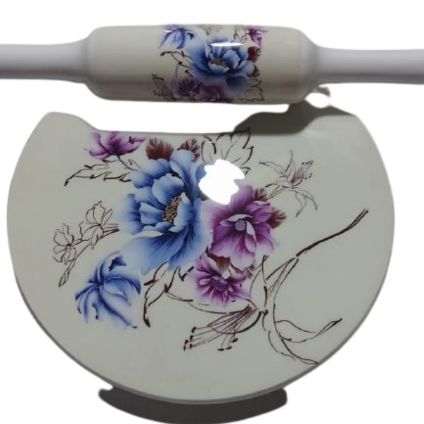 Dual Tone Flower Print Marble Rolling Pin Set