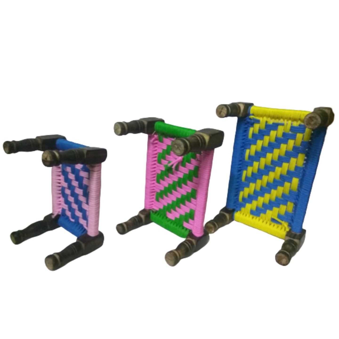 Solid Wood Miniature Kids Cot Set