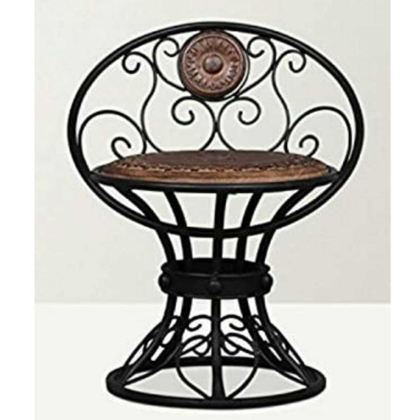 Wood & Iron Kids Chair in classic retro design