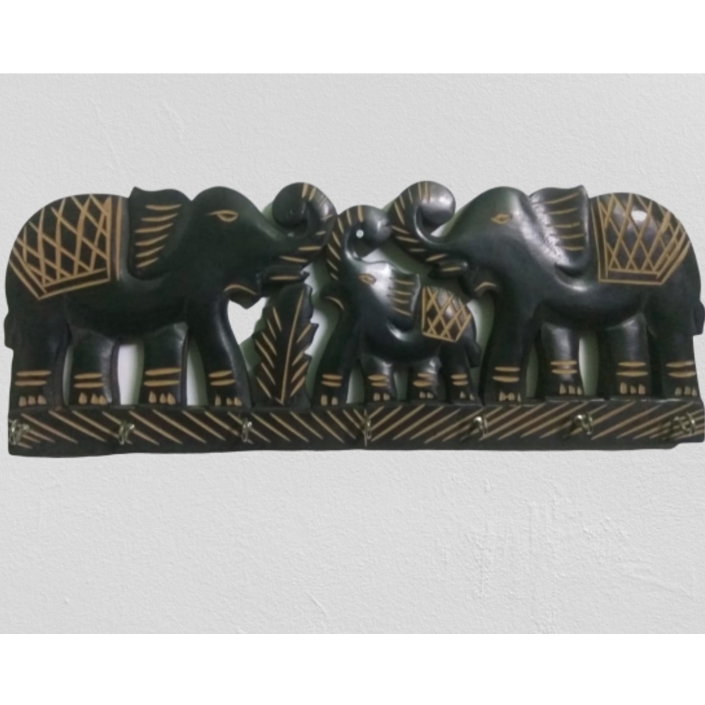 Wooden MDF elephant shape key holder