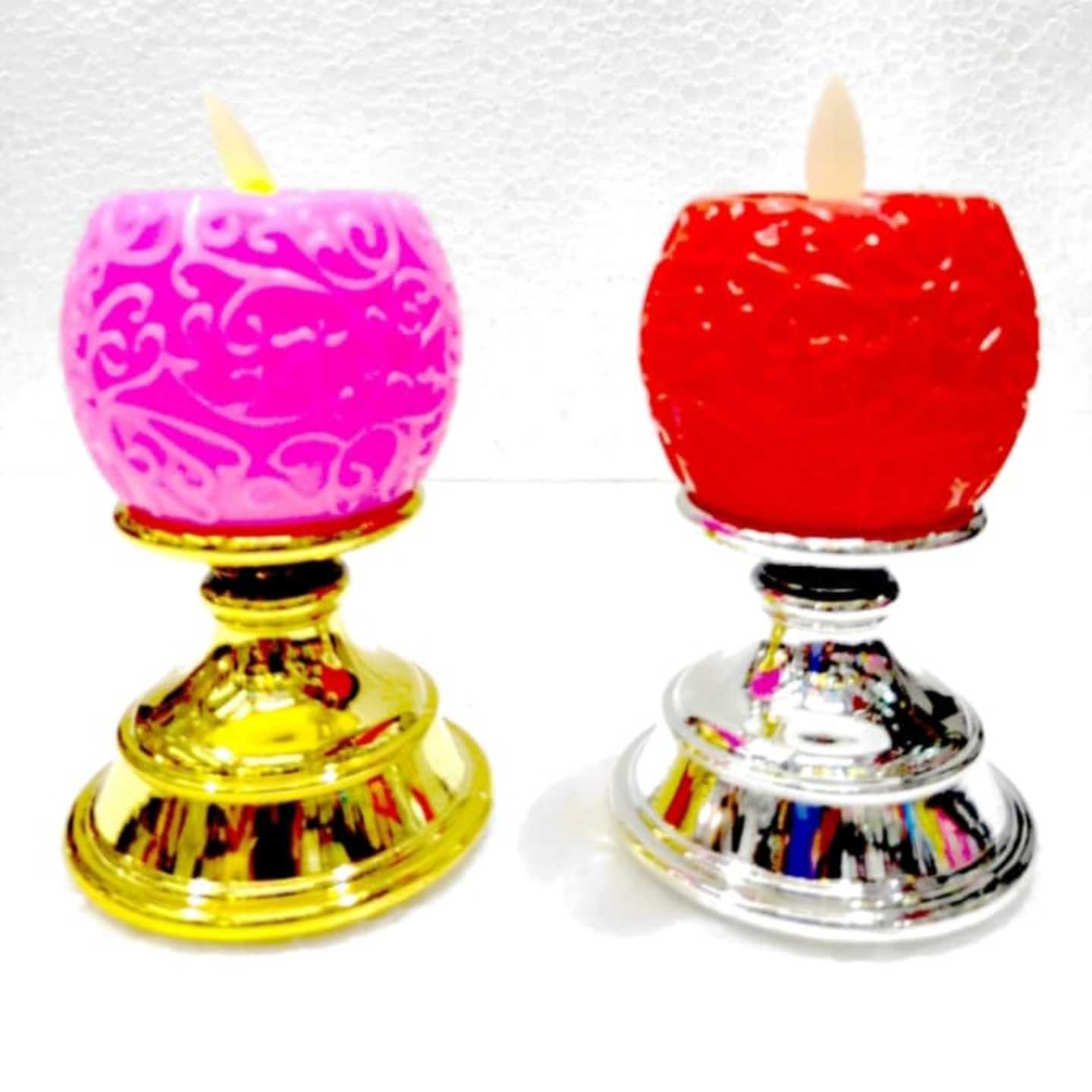 Battery operated miniature candle lamp in assorted colours 