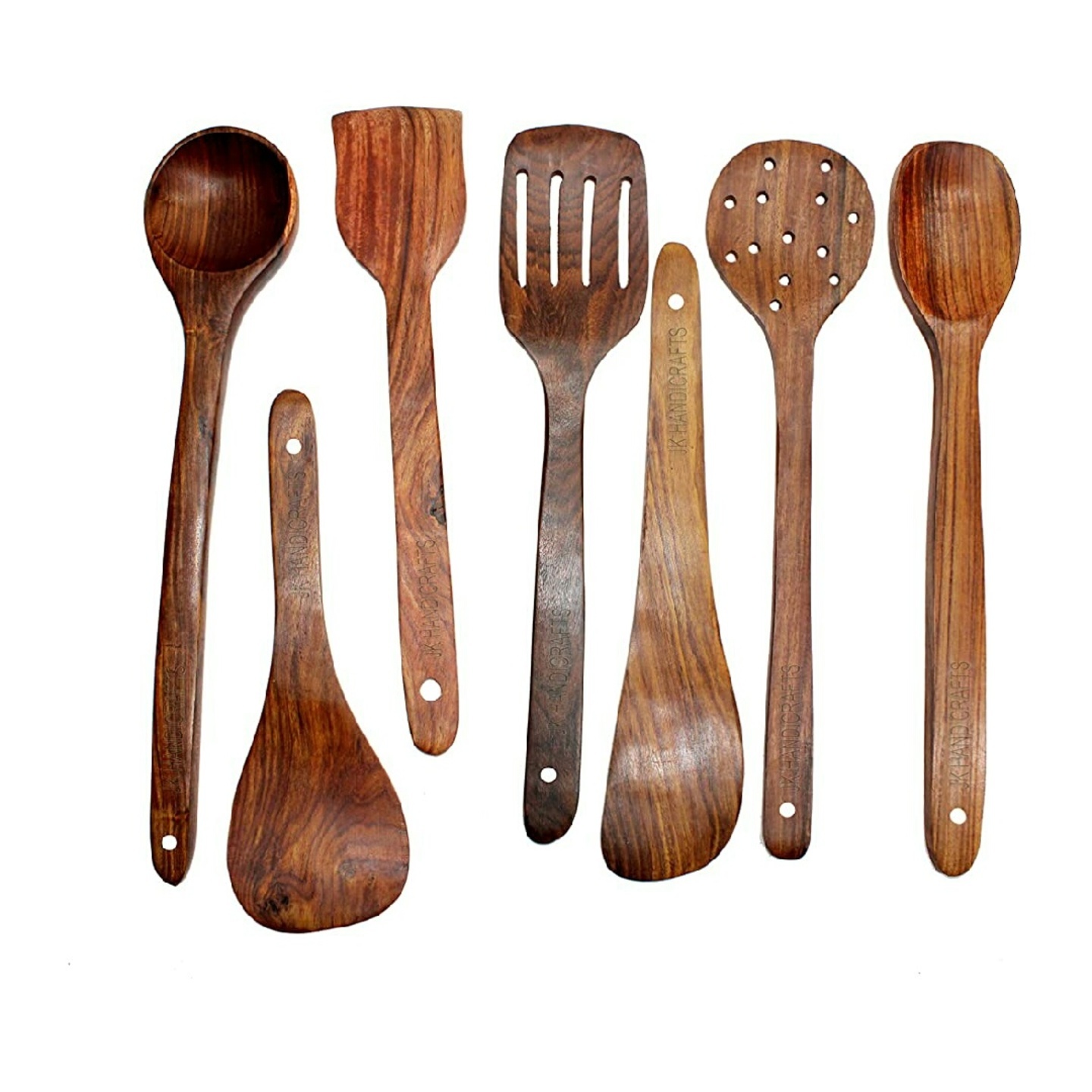 Solid wood kitchen spoon(spatula) set of 7 
