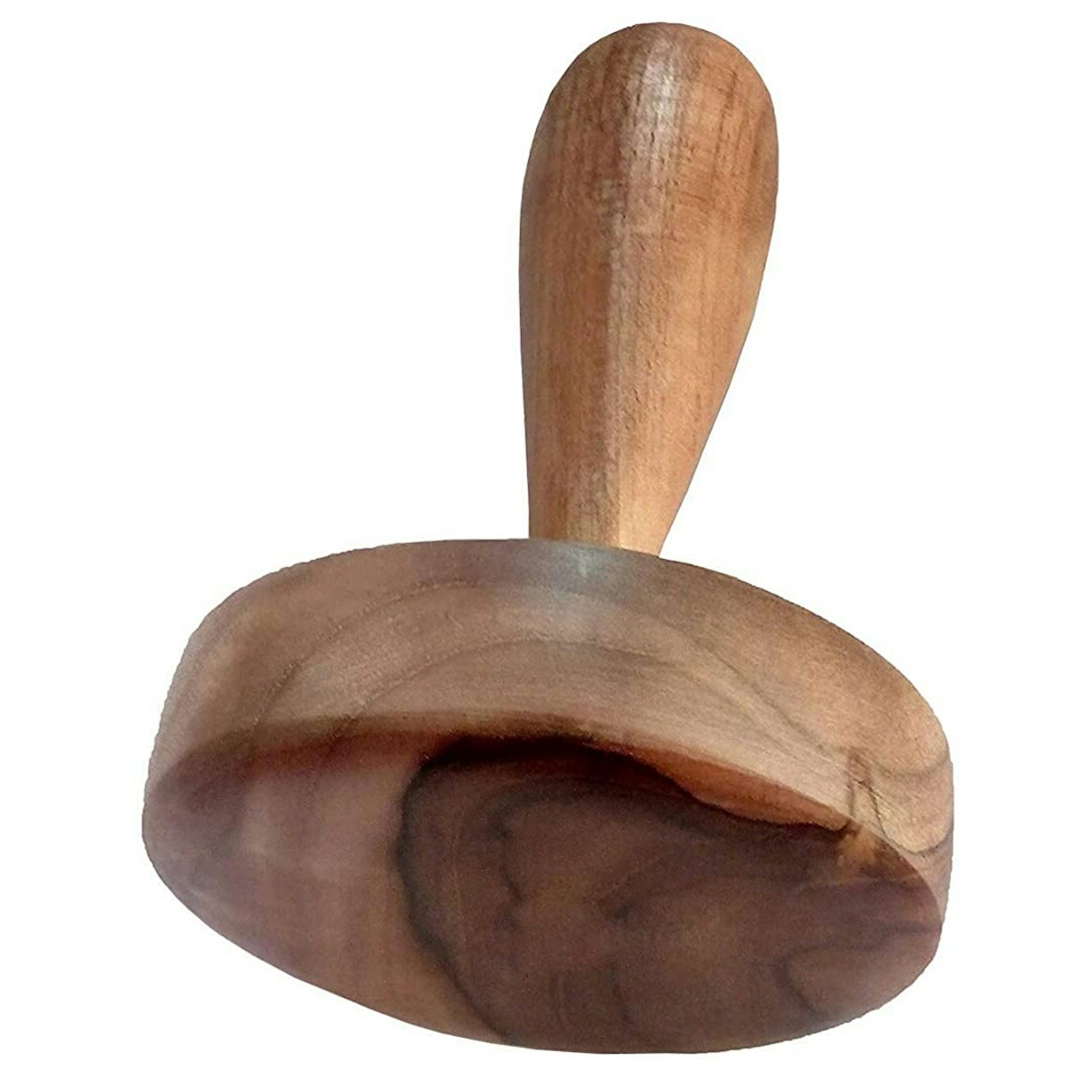 Solid Wood Vegetable Presser(Ghotna) in natural wood colour 