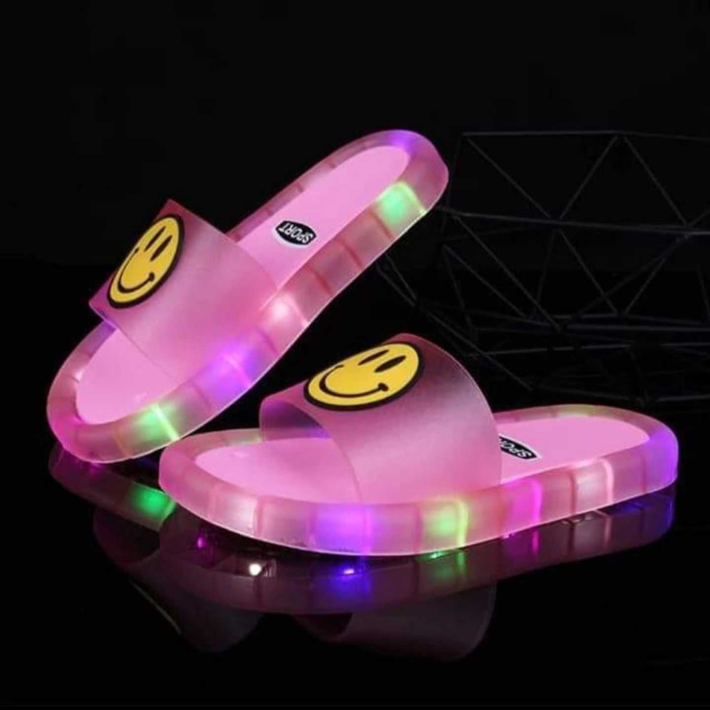 LED Light Chappal for kids of 3-4 years kids in assorted colours