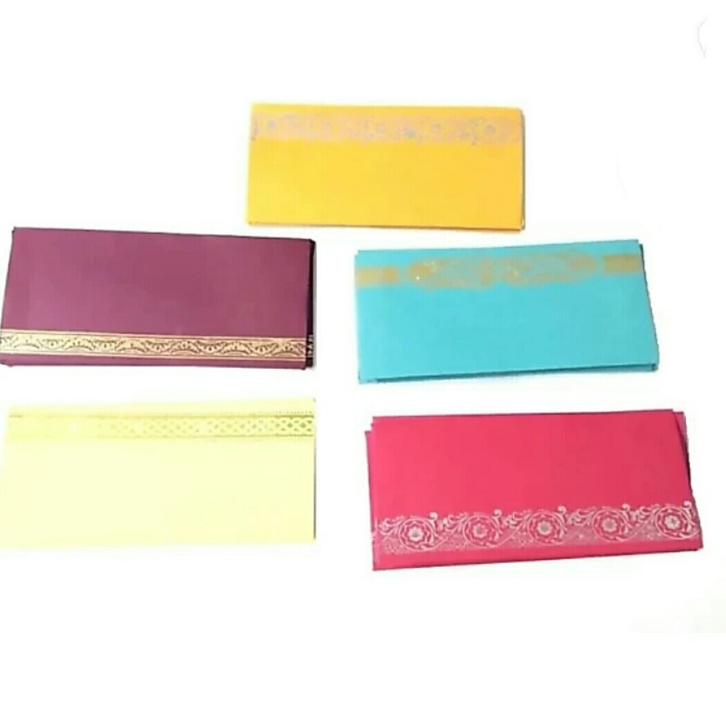 Assorted colours Shagun Envelopes in best quality paper 