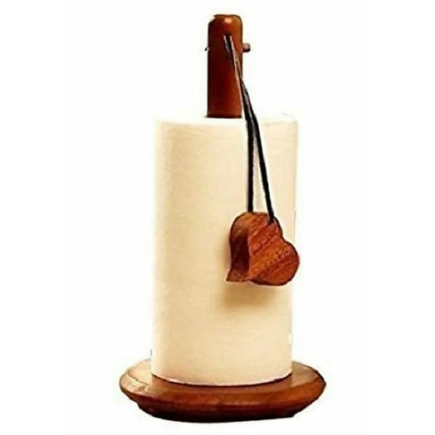 Wooden artistic napkin holder with hear shape hanging