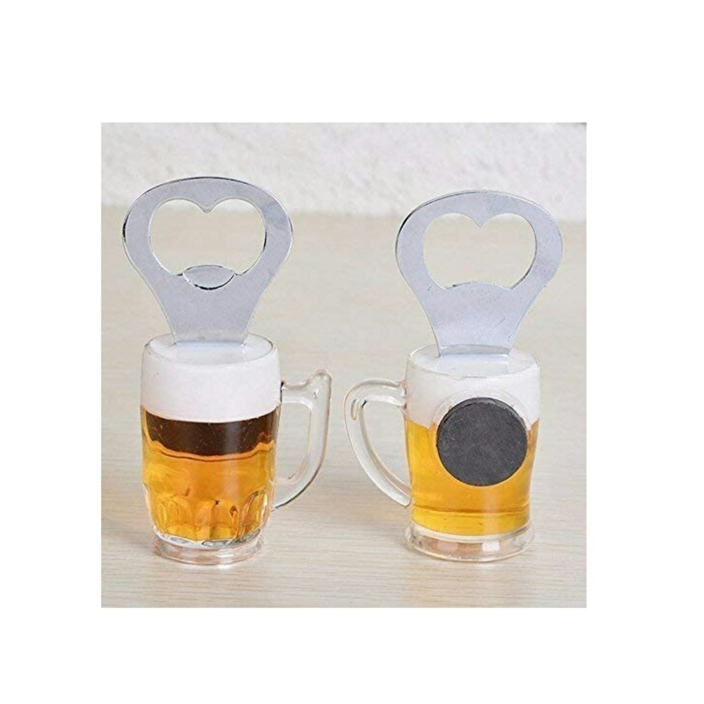 Beer Mug Shape Magnetic Bottle Opener Combo