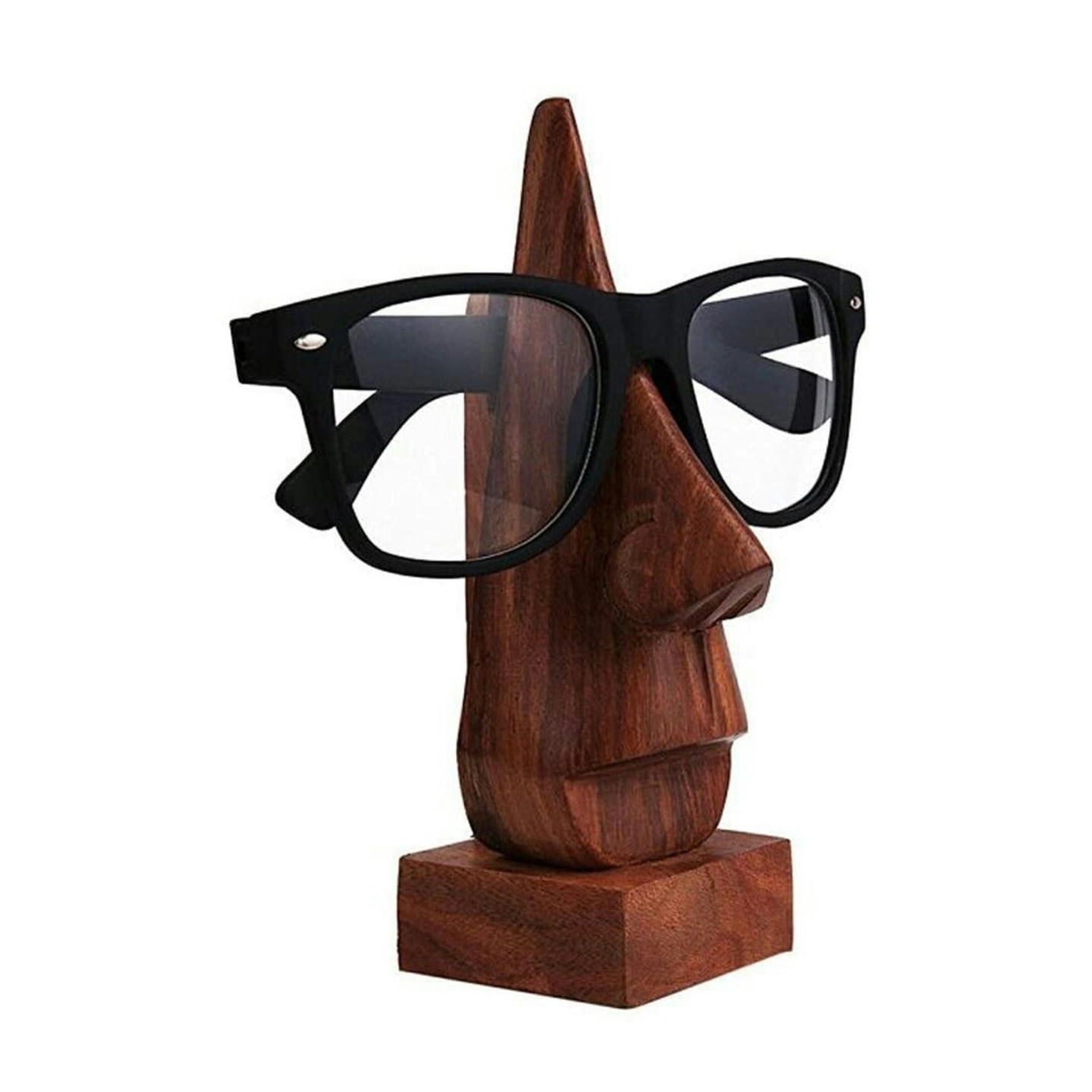 Wooden Nose shape Goggle Holder