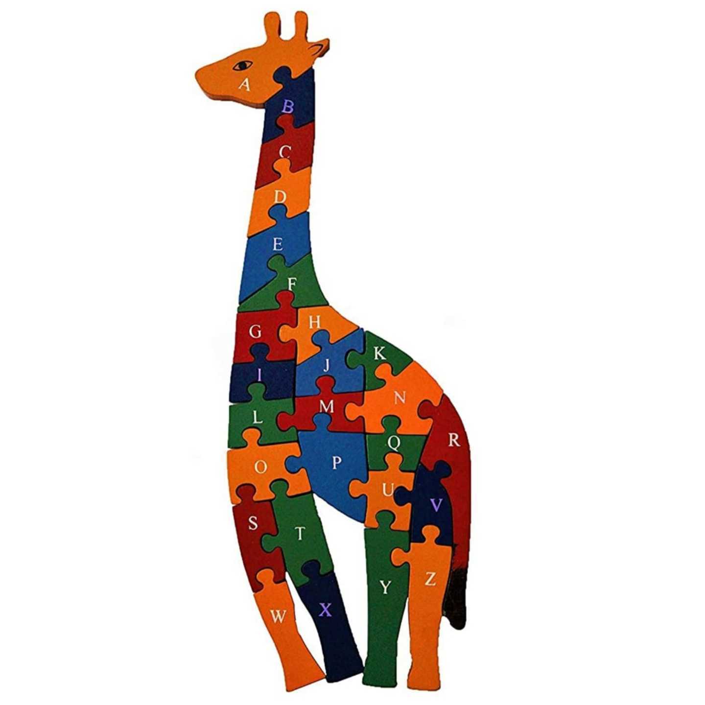 Educational colourful Giraffe Shape Puzzle