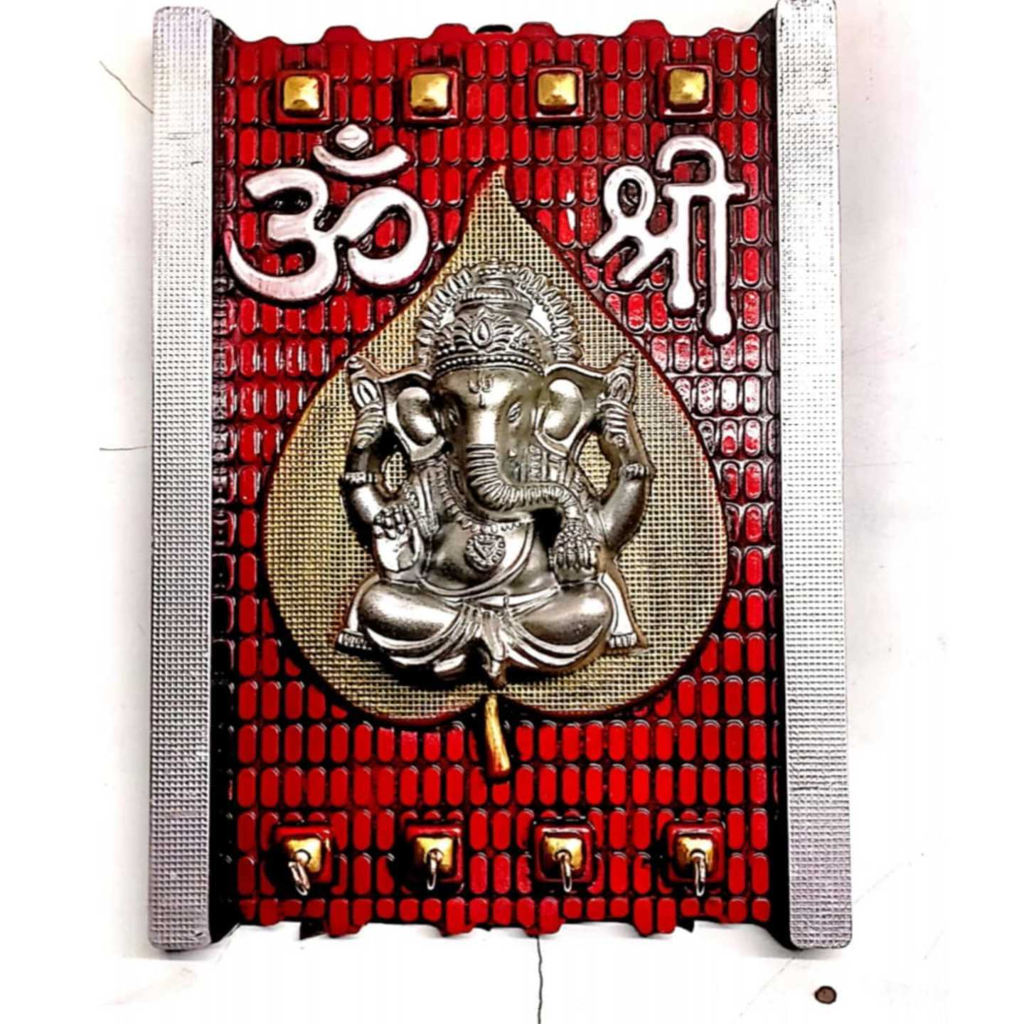 Lord Ganesha Wall hanging frame with key holder 