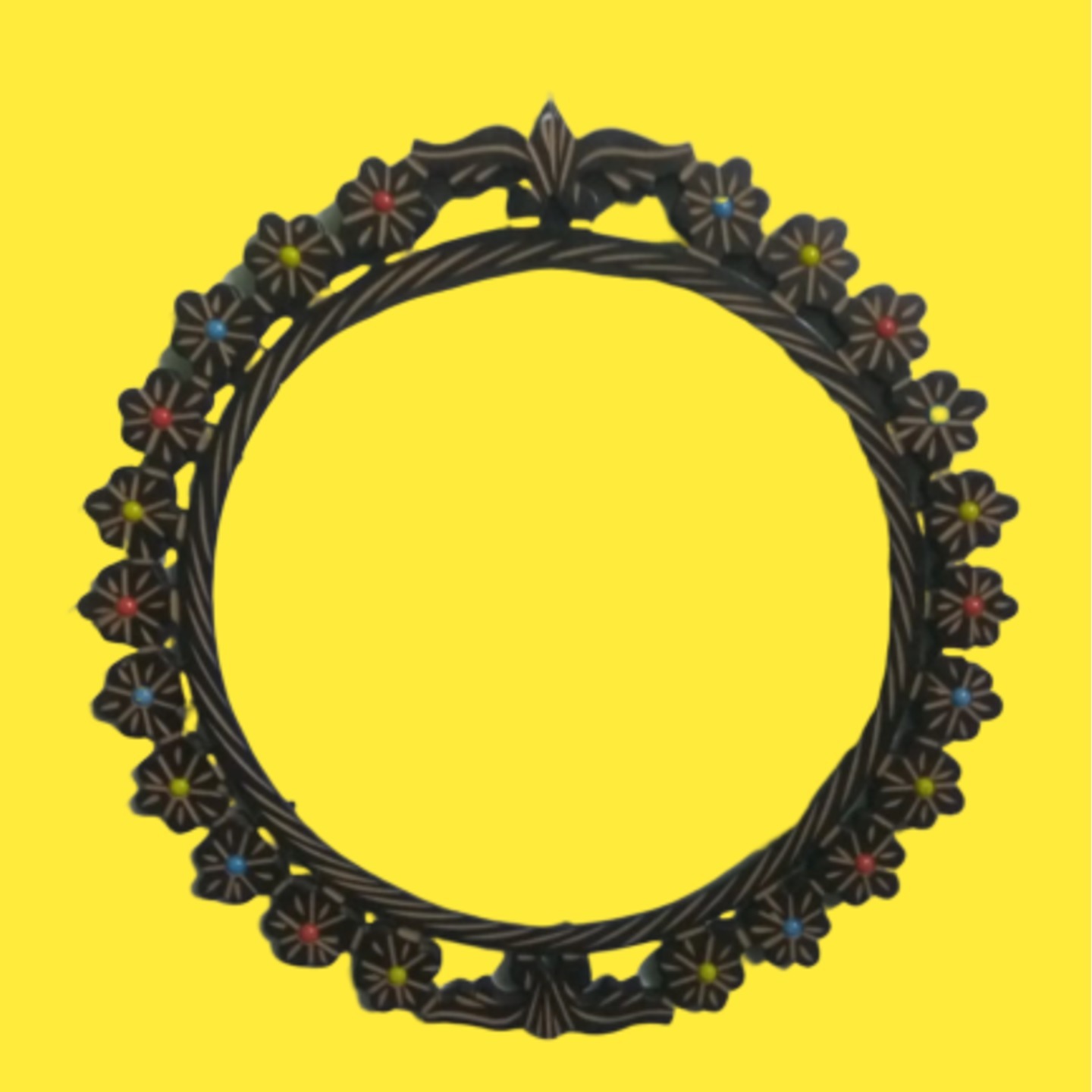Wooden MDF Assorted shape handcrafted Frames with looking glass