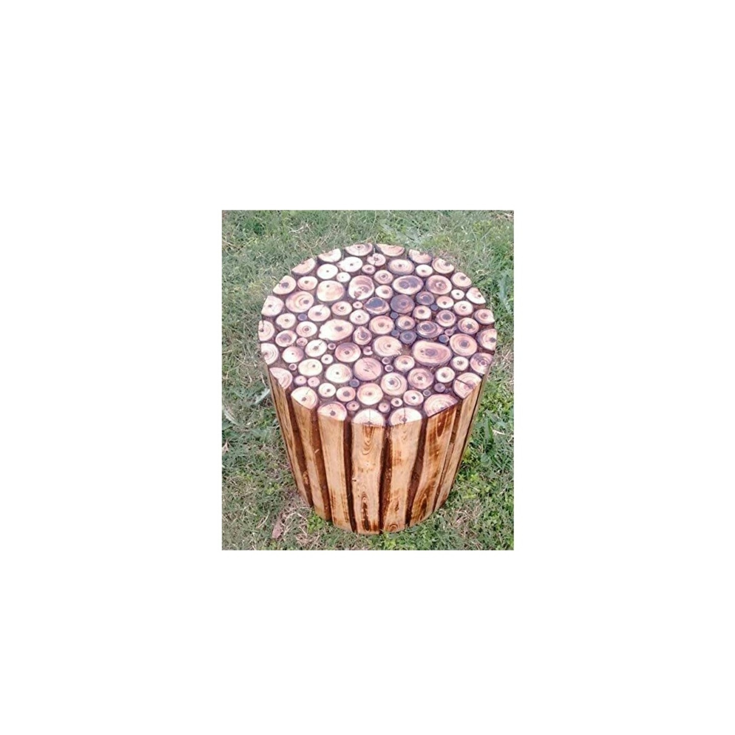 Solid Wood Tree trunk shape round stool