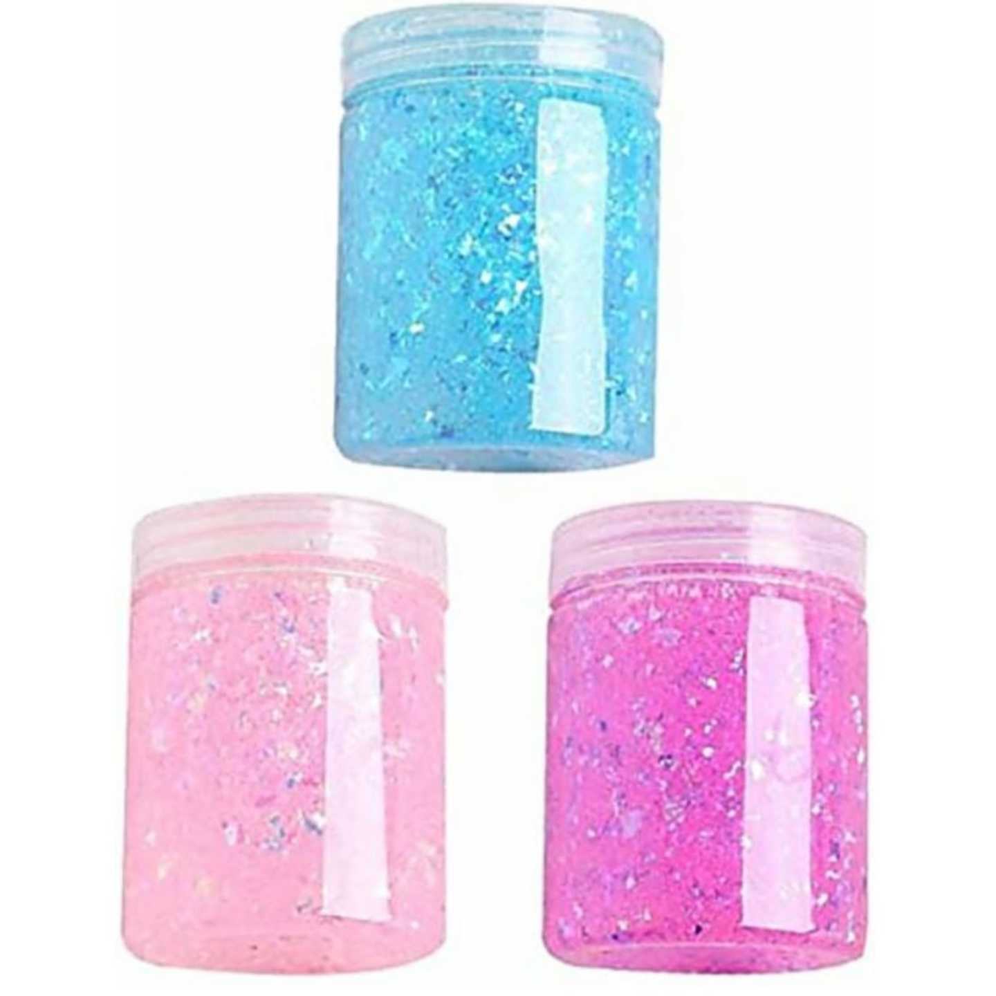 Sparkle Jelly Slime Pack of 3 jars