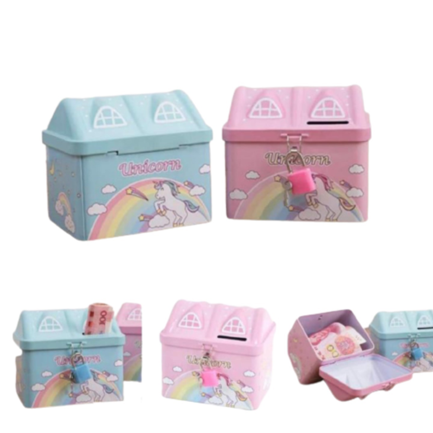 Kids Fancy Money Banks in assorted colour and pattern