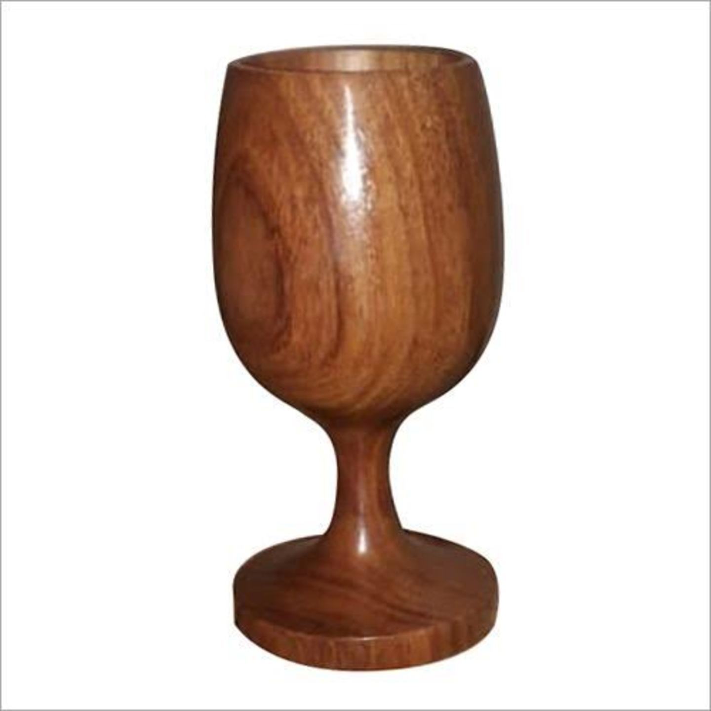 Wooden Jaam Shape Drink Glass