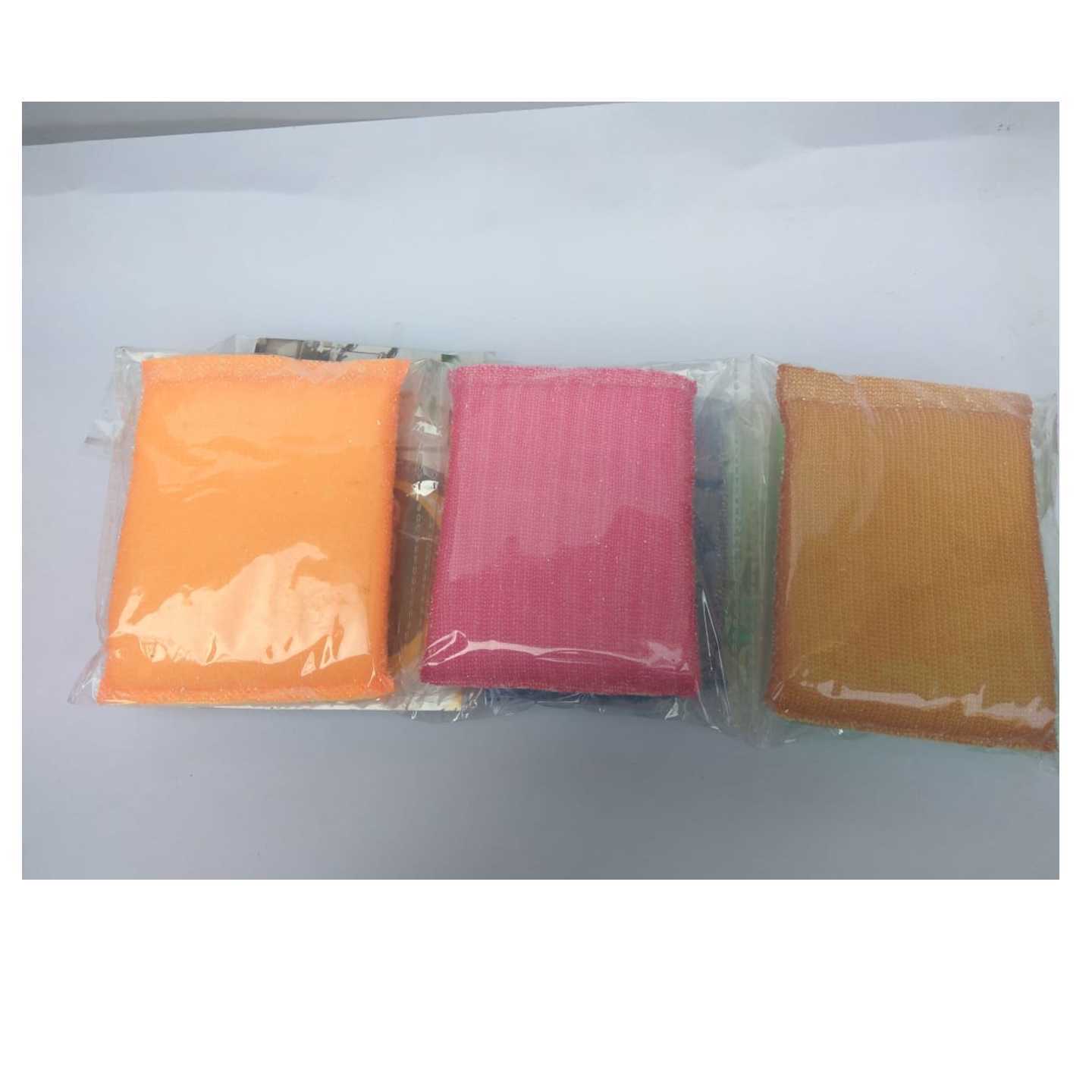 Multi coloured Utensil Cleaning Scrubber Set of 6 pieces