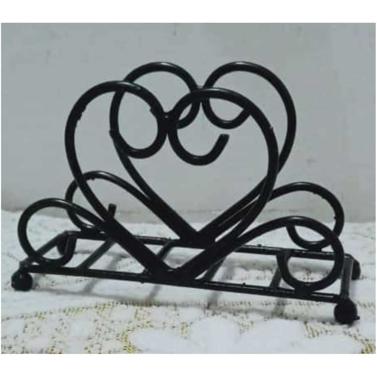 Iron Heart Shape Napkin Holder