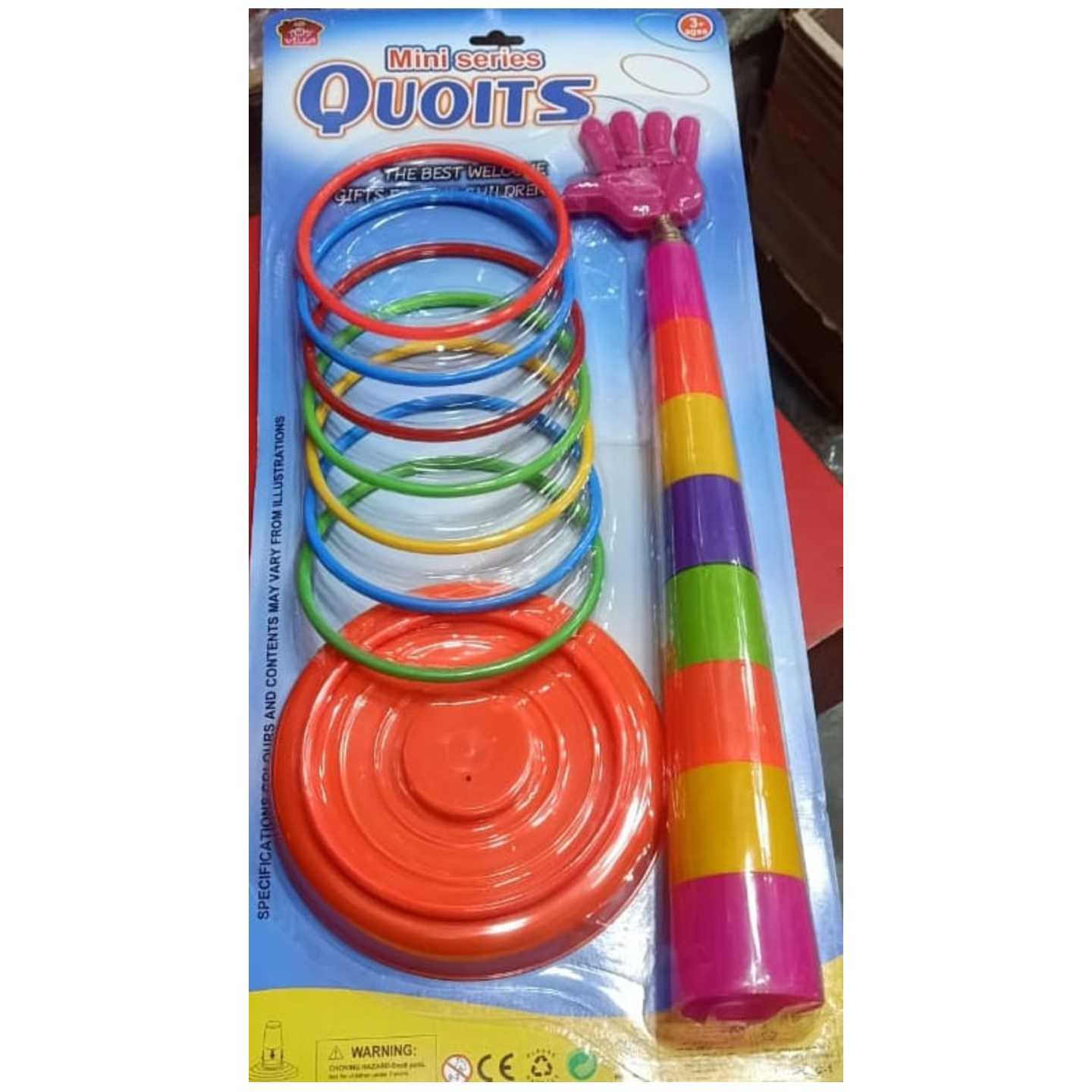 Quoits Game for Kids in glossy colours 