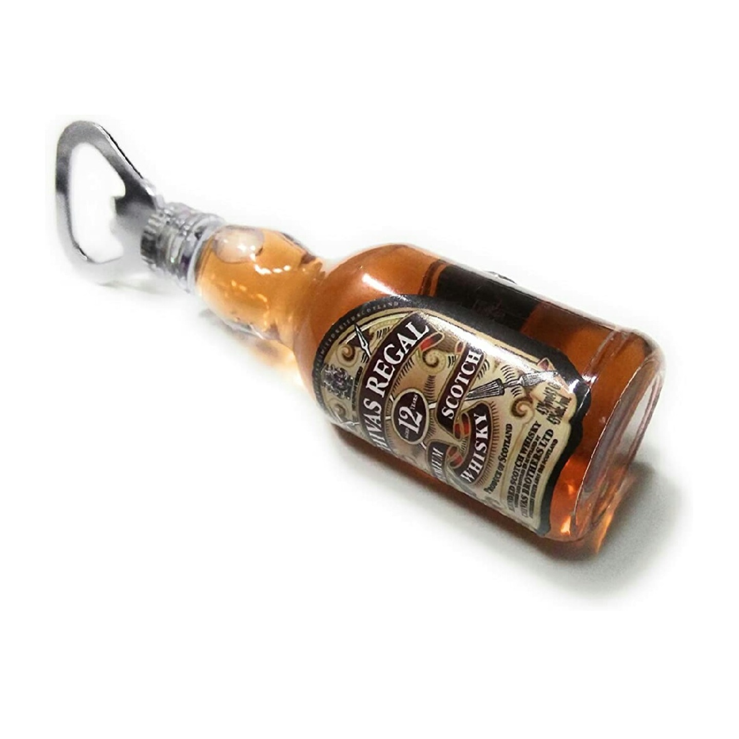 Whisky Bottle Shape Magnetic Opener Pack of 1