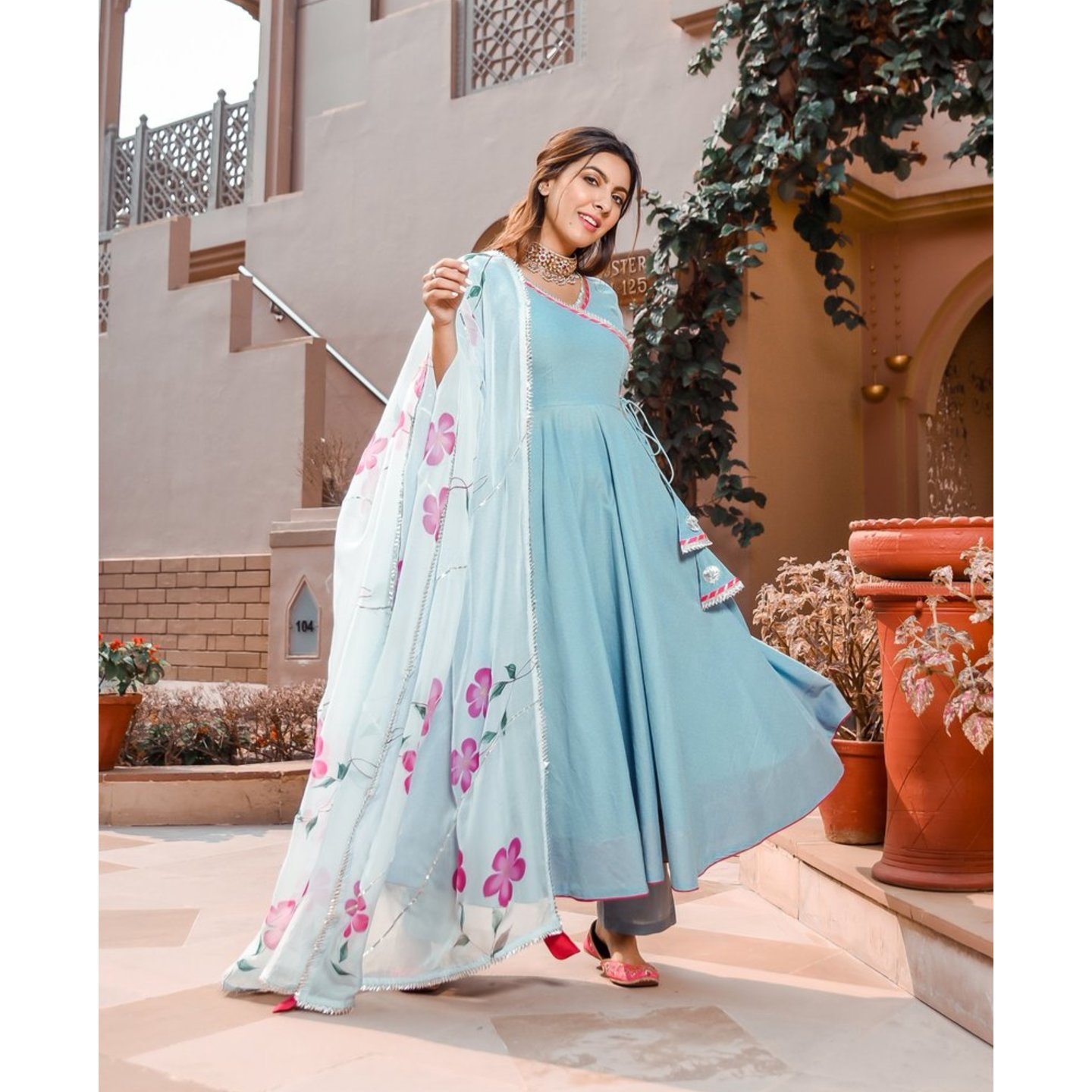 Kurti with palazzo