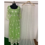 ADM NEW DESIGNER PARTY WEAR HEAVY WORK GOWN WITH WORK DUPATTA