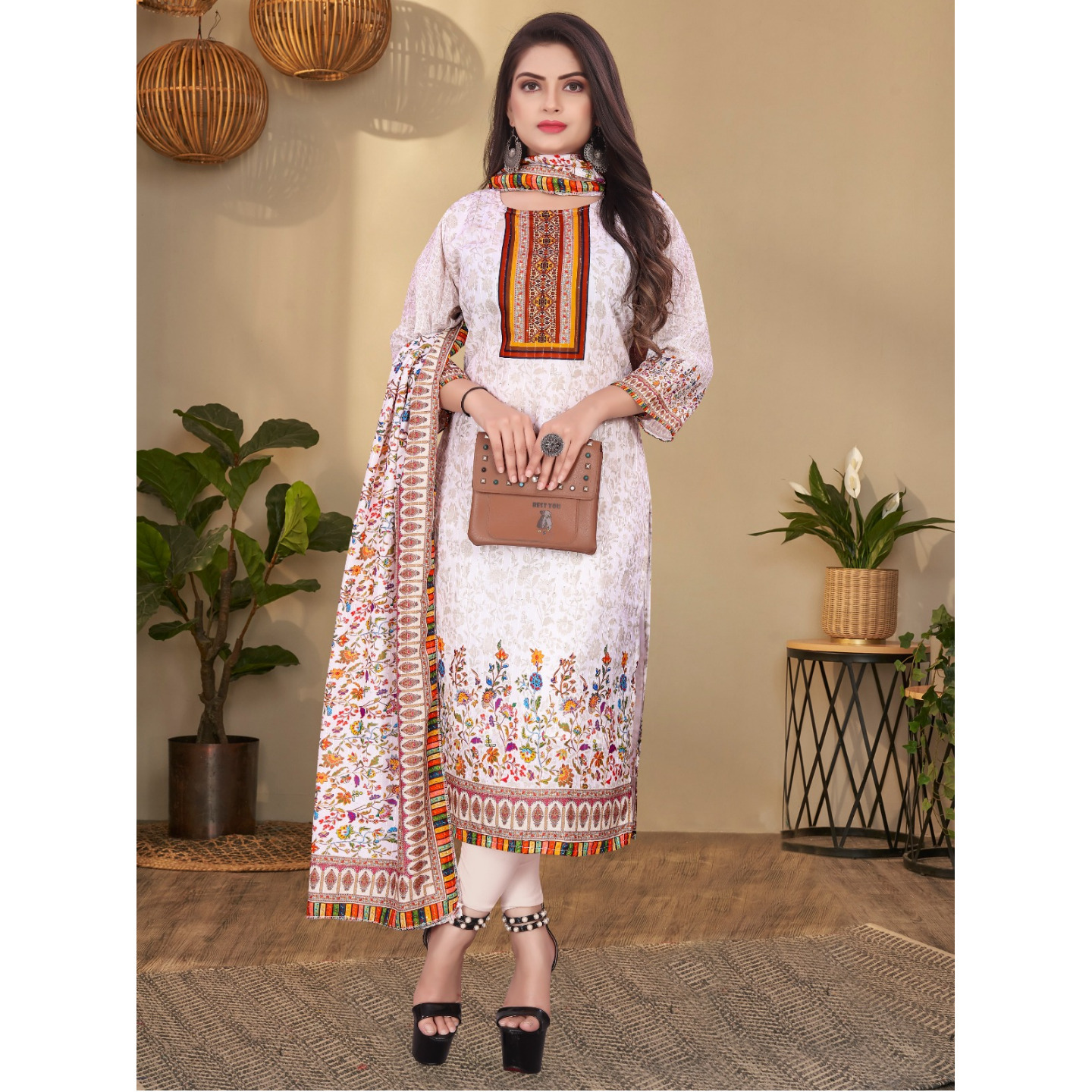  MASLIN KURTI  SET