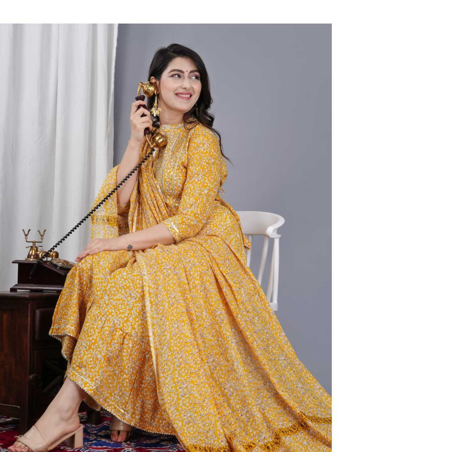 Rayon long kurti