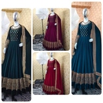 LUNCHING NEW DESINGER PARTY WEAR GOWN