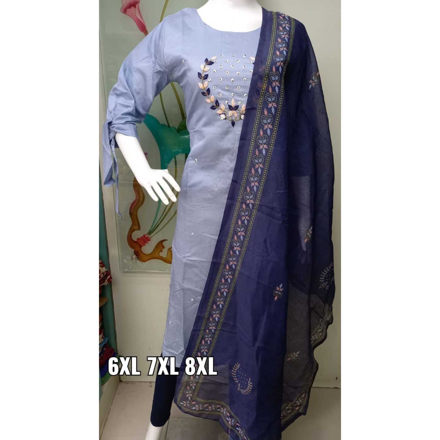 Muslin silk kurti