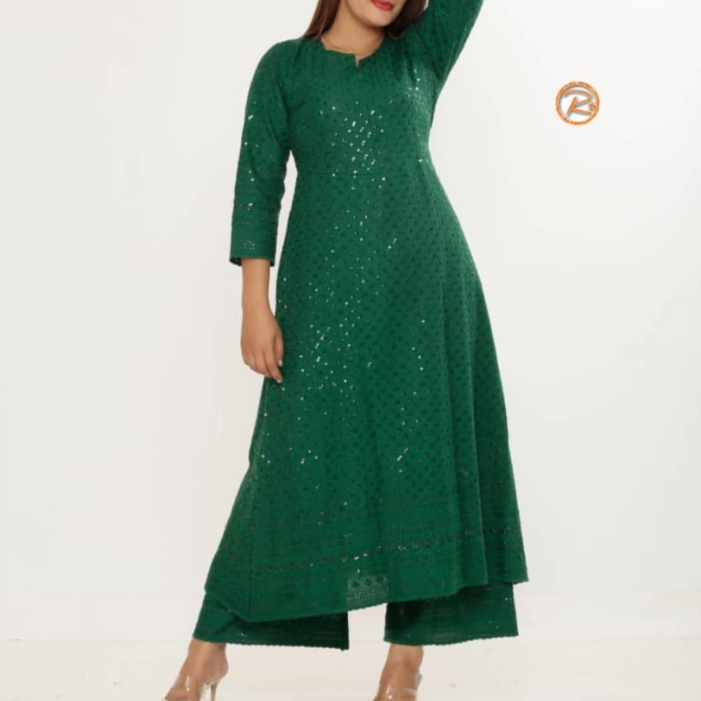 Chikankari Dress Anarkali