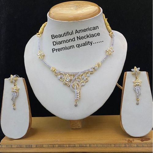 American diamond necklace 