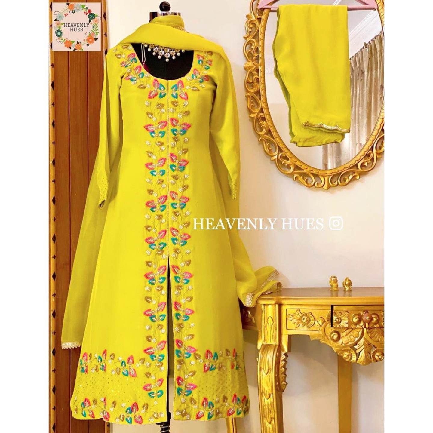  Georgette Kurti With Pant