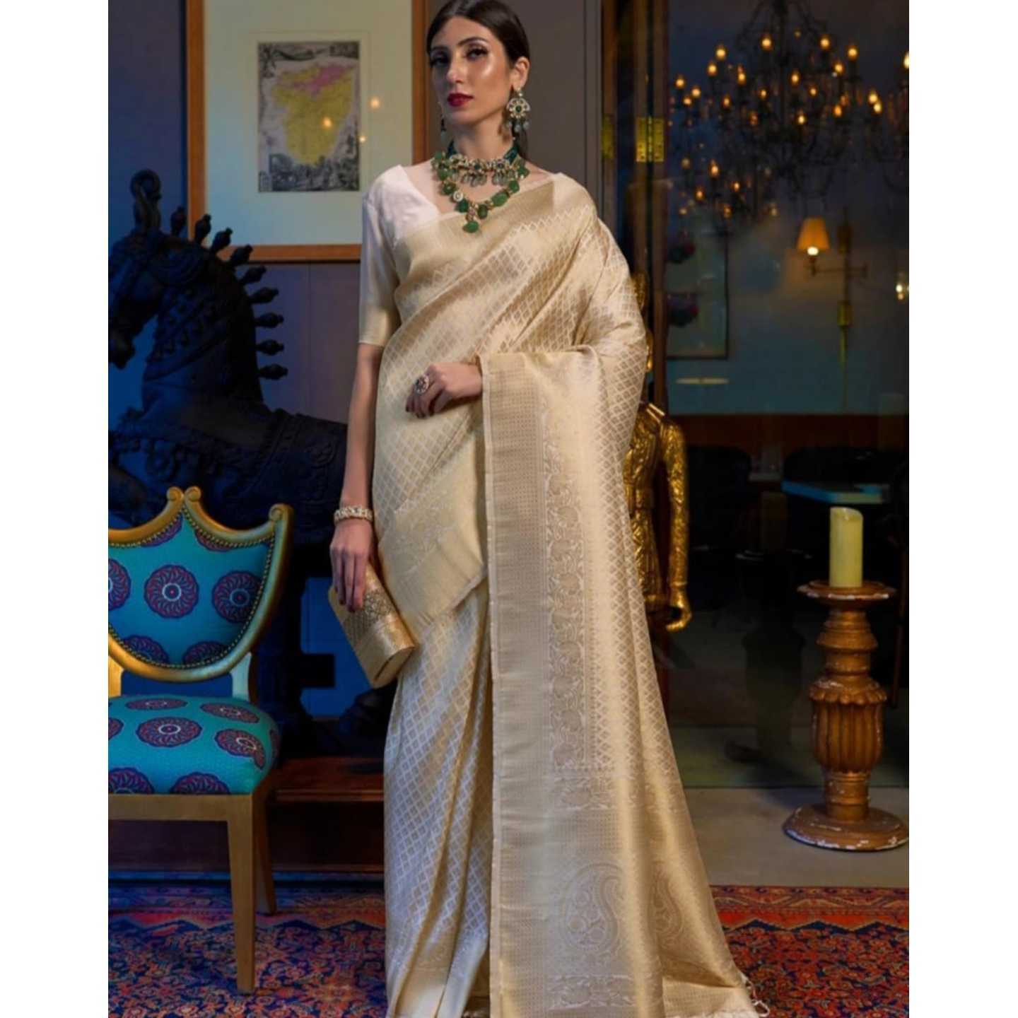 Presenting Enchanting Yet Breathable Organic Banarasi Sarees For Intimate And Big Fat Indian Weddings, That Are Light On Your Skin And Uplift Your Wedding Shenanigans.