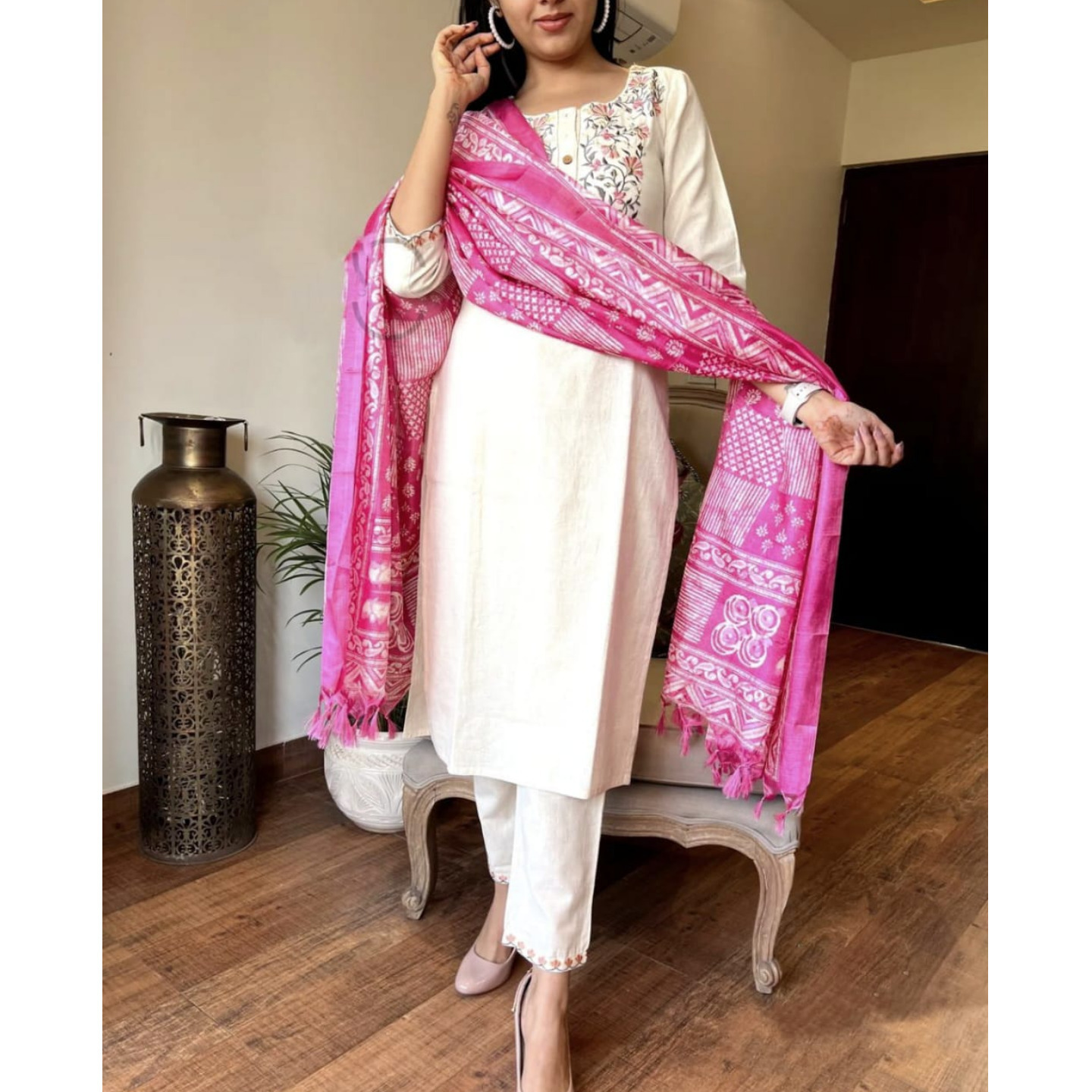 KHAADI KURTA SET