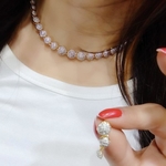 American diamond necklace 