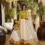 MOTHER DAUGHTER COMBO LEHENGA CHOLI