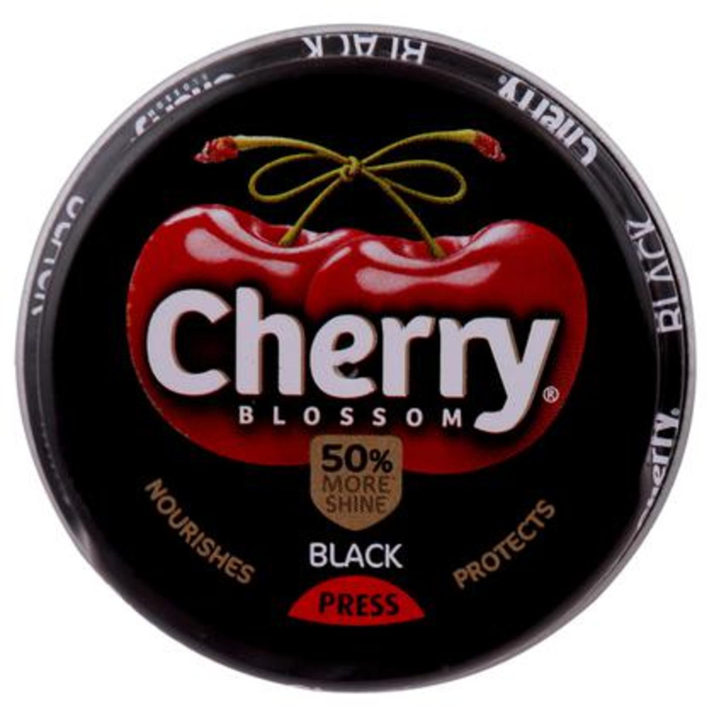 Cherry Blossom Black Shoe Polish 15 g