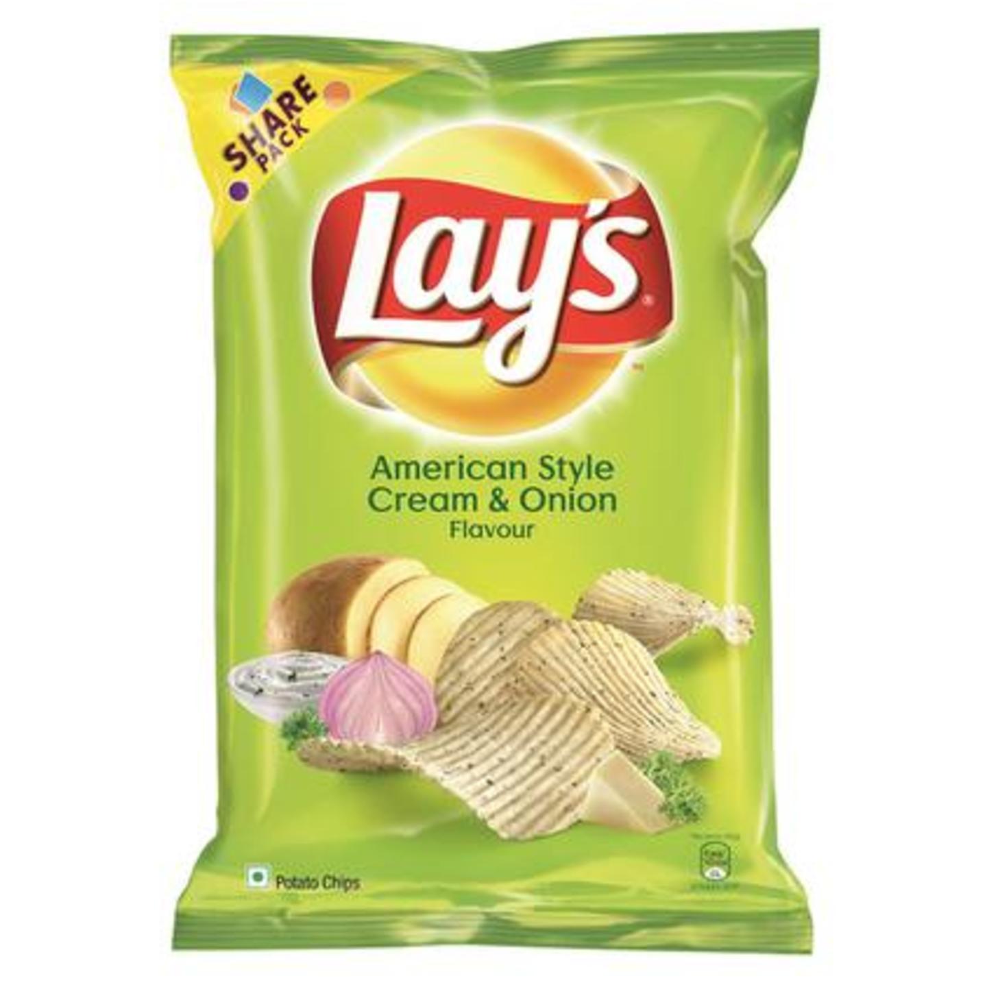 Lay's American Style Cream & Onion Potato Chips 90 g