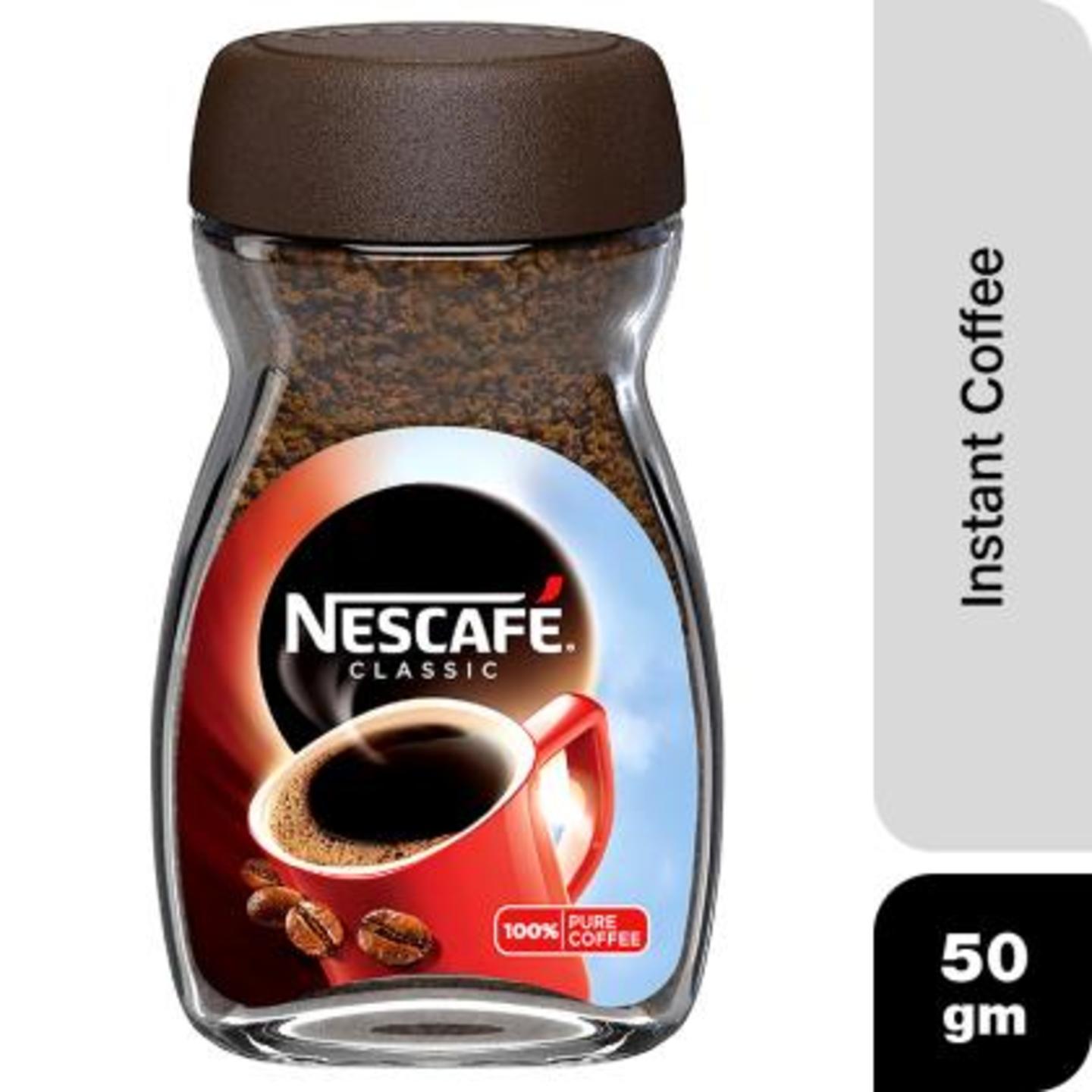 Nescafe Classic Instant Coffee 50 g (Jar)