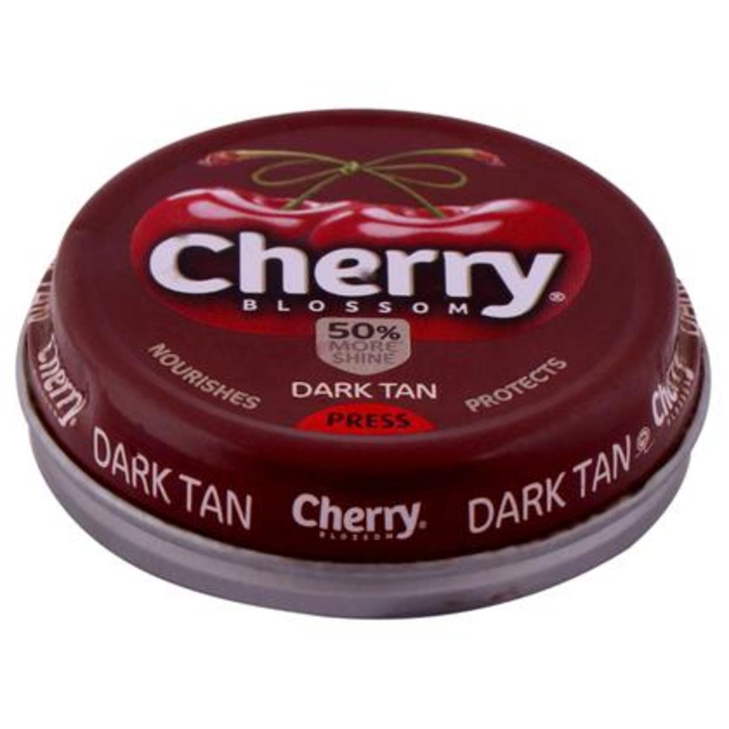 Cherry Blossom Dark Tan Shoe Polish 15 g