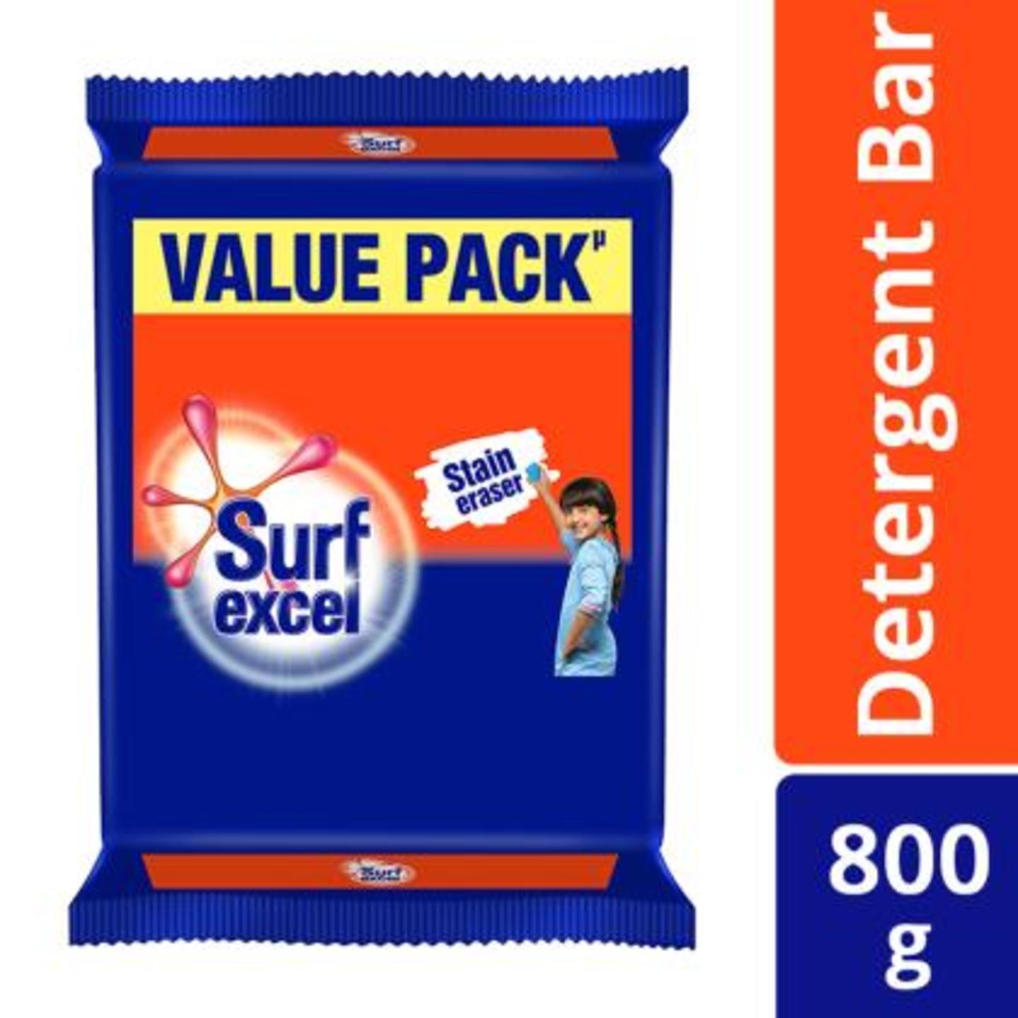 Surf Excel Detergent Bar 200 g (Pack of 4)