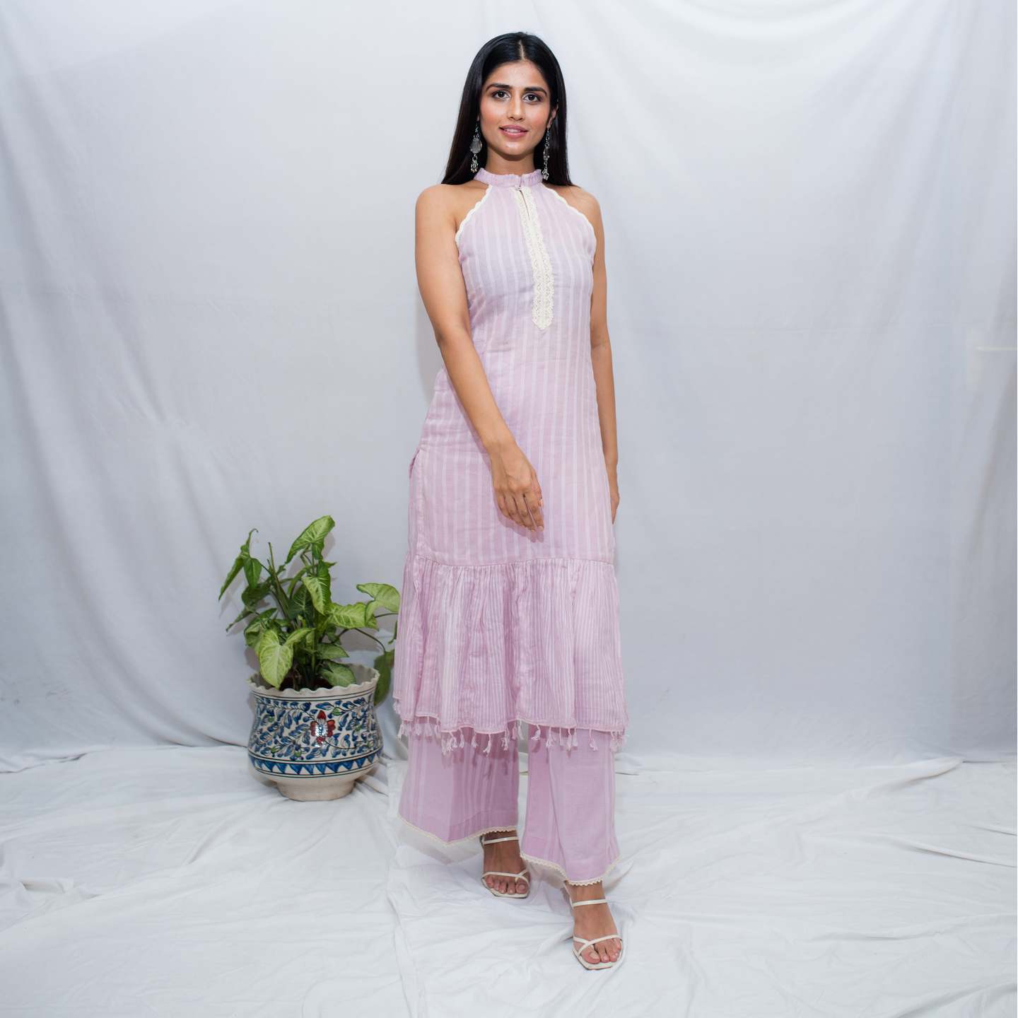 Lilac Incut Suit Set Price inc. of GST