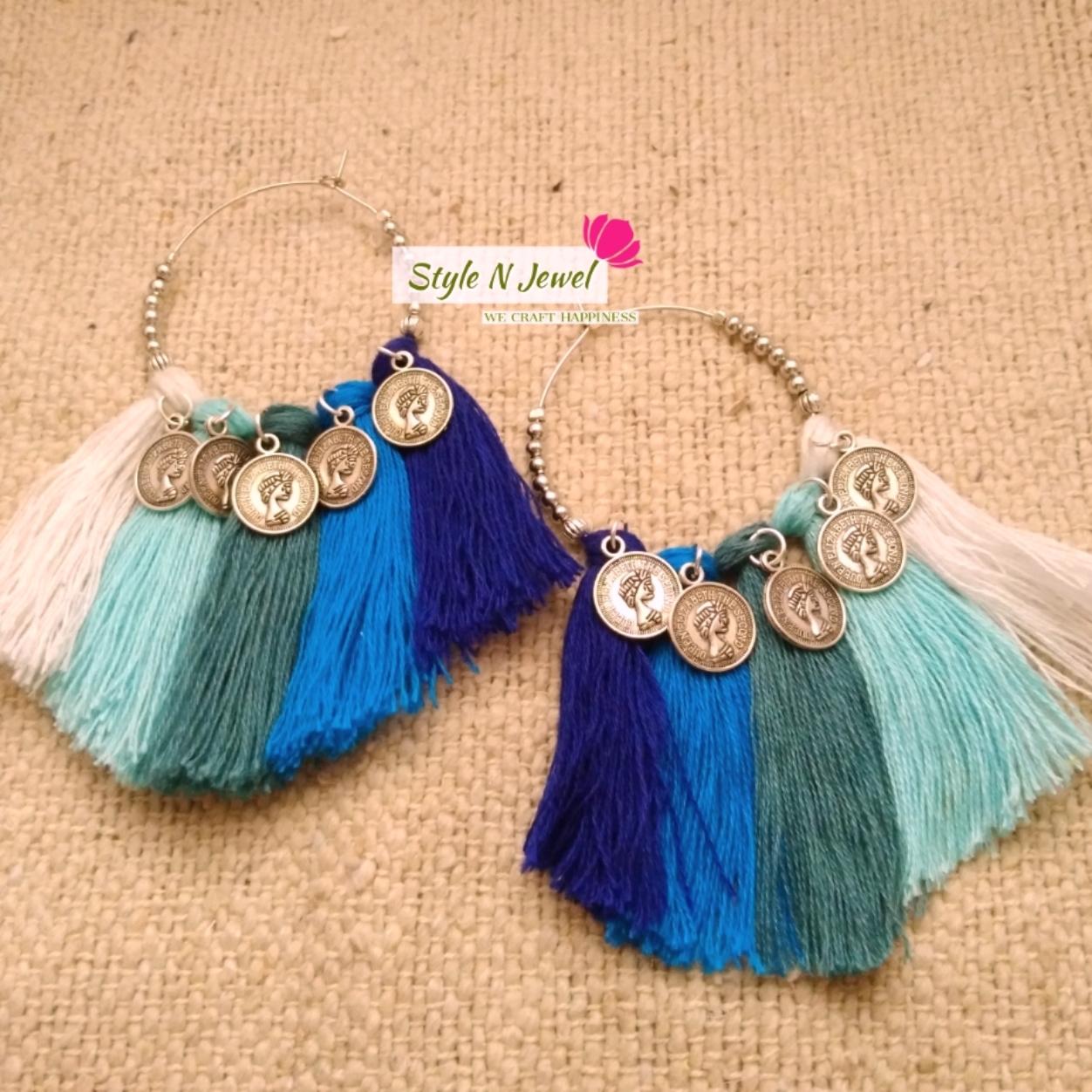 Handcrafted Bohemian Hoops