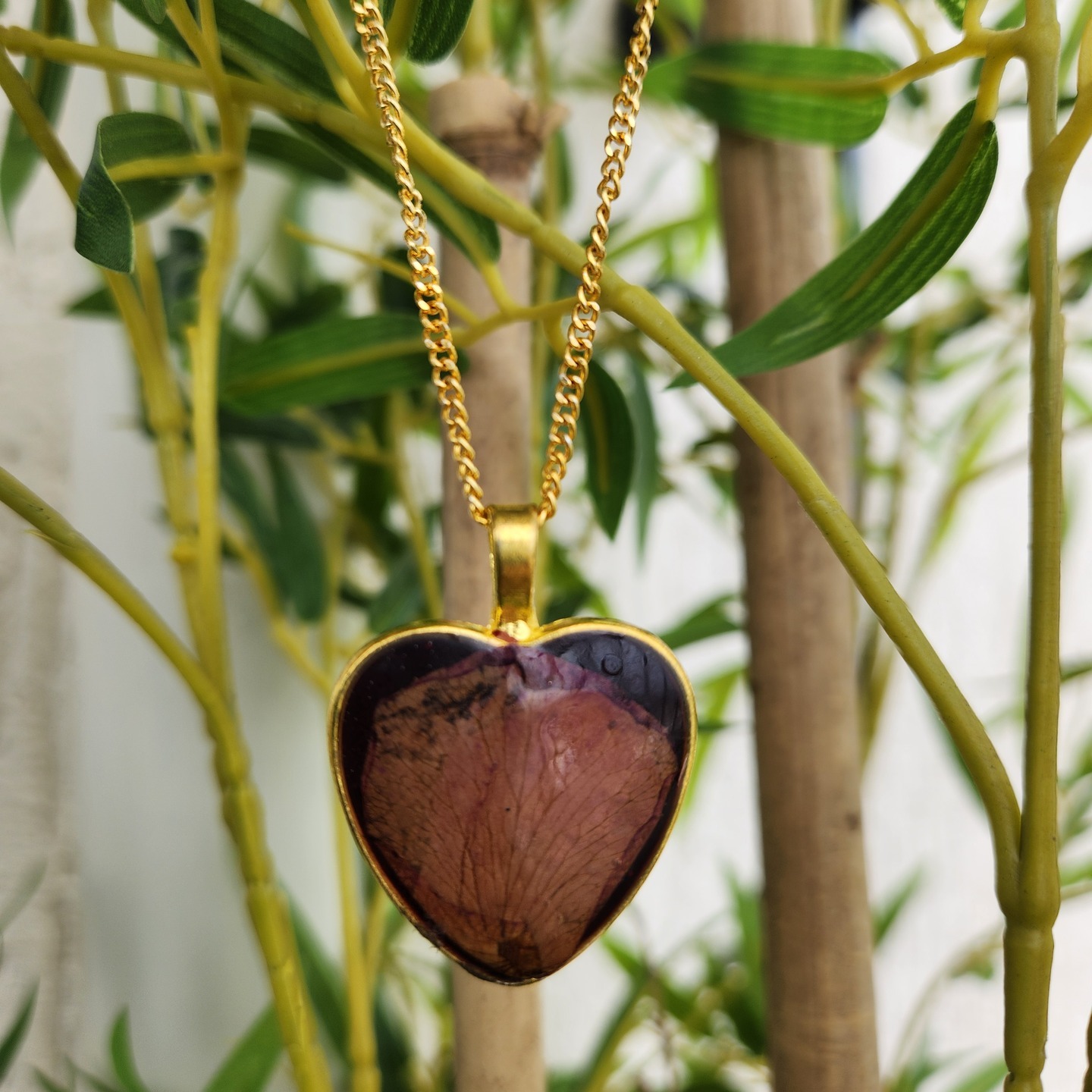 Handcrafted Real Dried Flower Necklace