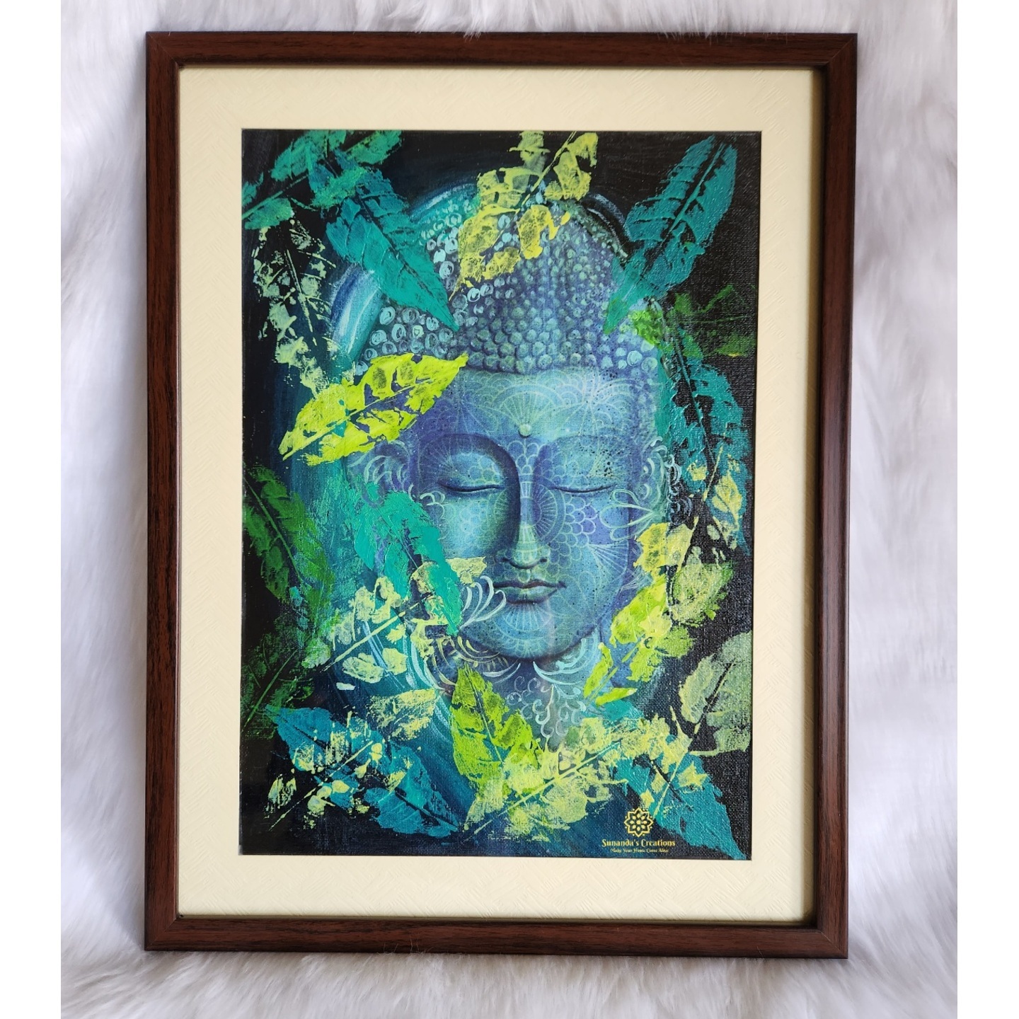 Buddha Canvas PaintingHand painted
